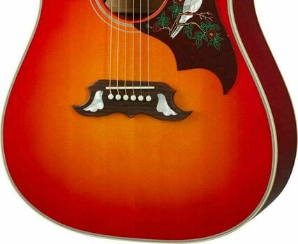 Elektroakustická gitara Dreadnought Gibson Dove Original Vintage Cherry Sunburst - 3