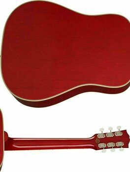 Dreadnought elektro-akoestische gitaar Gibson Sheryl Crow Country Western Antique Cherry - 4