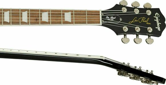 Elektromos gitár Epiphone Les Paul Muse Jet Black Metallic - 4