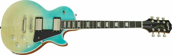 Guitare électrique Epiphone Les Paul Modern Figured Caribbean Blue Fade - 2