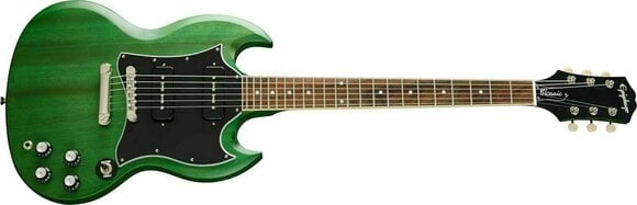 Electric guitar Epiphone SG Classic Worn P-90s Inverness Green - 2