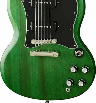 Electric guitar Epiphone SG Classic Worn P-90s Inverness Green - 3