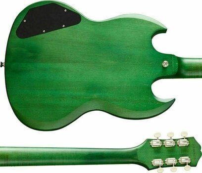 Electric guitar Epiphone SG Classic Worn P-90s Inverness Green - 5