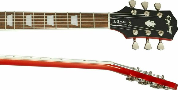 Guitarra elétrica Epiphone SG Muse Scarlet Red Metallic - 4