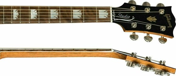 Guitare Jumbo acoustique-électrique Gibson SJ-200 Studio WN Walnut Burst - 4