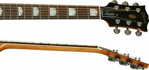 Guitare Jumbo acoustique-électrique Gibson SJ-200 Studio RW Antique Natural - 4