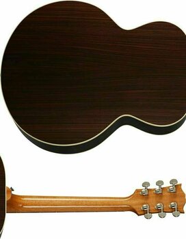 Jumbo elektro-akoestische gitaar Gibson SJ-200 Studio RW Antique Natural - 5