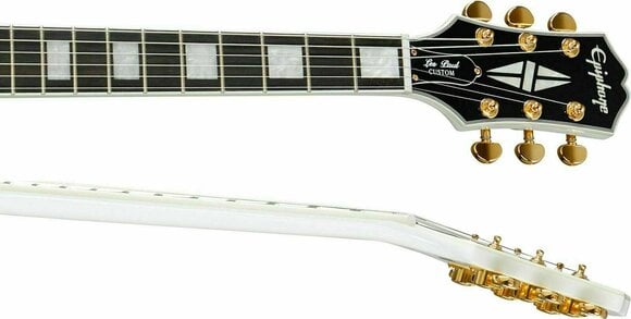 Elektromos gitár Epiphone Les Paul Custom Alpine White - 4