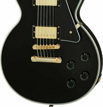 Electric guitar Epiphone Les Paul Custom Ebony (Damaged) - 7