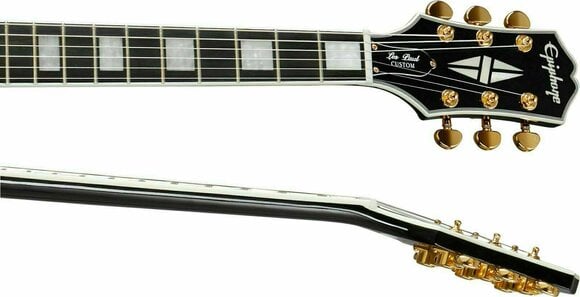 E-Gitarre Epiphone Les Paul Custom Ebony (Beschädigt) - 8