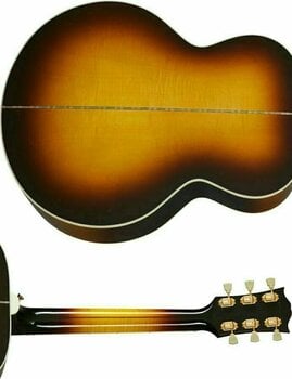 Elektroakustická gitara Jumbo Gibson SJ-200 Original Vintage Sunburst - 5