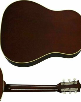 Dreadnought Elektro-Akustikgitarren Gibson 1942 Banner J-45 Vintage Sunburst - 5