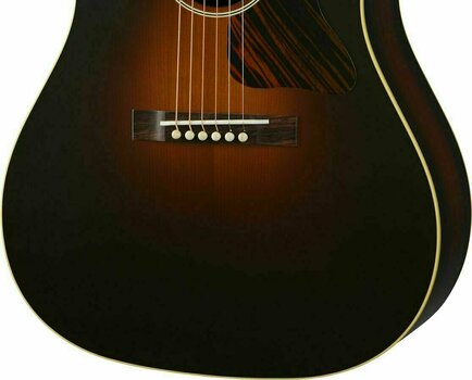 Guitare Dreadnought acoustique-électrique Gibson 1934 Jumbo Vintage Sunburst - 3