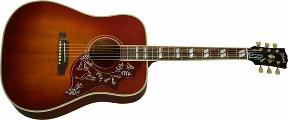 Dreadnought Guitar Gibson 1960 Hummingbird Cherry Sunburst - 2