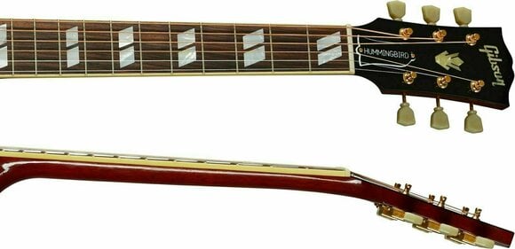 Dreadnought Guitar Gibson 1960 Hummingbird Cherry Sunburst - 4