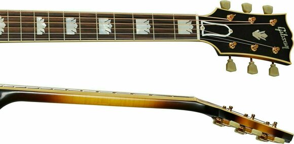 Guitarra jumbo Gibson 1957 SJ-200 Vintage Sunburst - 4