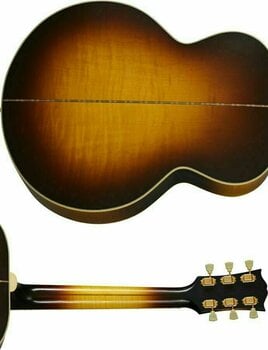 Jumbo akoestische gitaar Gibson 1957 SJ-200 Vintage Sunburst - 5