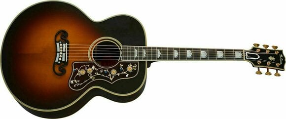 Akustická kytara Jumbo Gibson Pre-War SJ-200 RW Vintage Sunburst - 2