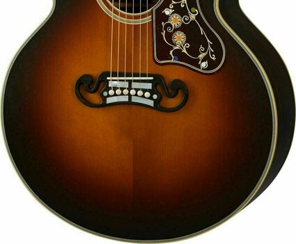 Guitare acoustique Jumbo Gibson Pre-War SJ-200 RW Vintage Sunburst - 3