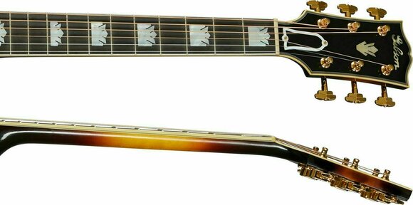 Jumbo Akustikgitarre Gibson Pre-War SJ-200 RW Vintage Sunburst - 4