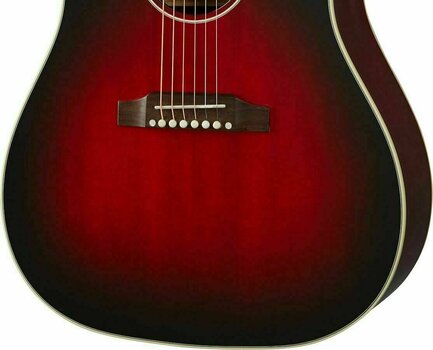 elektroakustisk gitarr Gibson Slash J-45 Vermillion Burst - 3