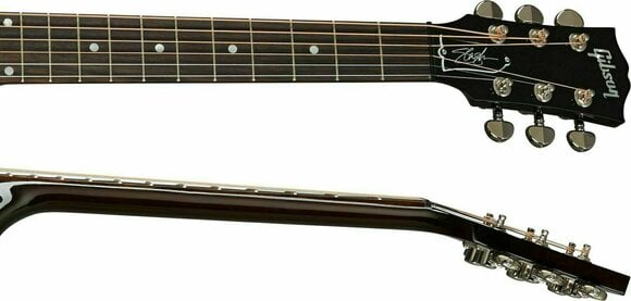 Guitare Dreadnought acoustique-électrique Gibson Slash J-45 November Burst - 4