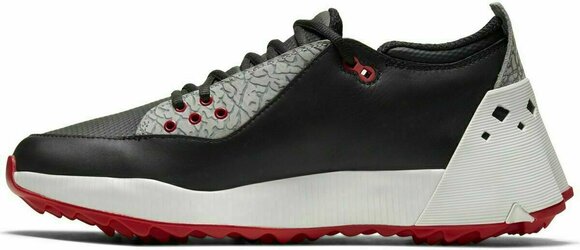 Golfskor för herrar Nike Jordan ADG 2 Black/Black/Summit White/University Red 45,5 - 2
