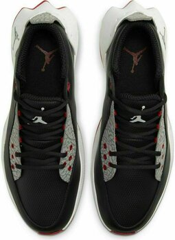 Calzado de golf para hombres Nike Jordan ADG 2 Black/Black/Summit White/University Red 45,5 - 5