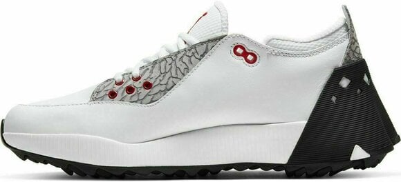 Chaussures de golf pour hommes Nike Jordan ADG 2 White/University Red/Black 48,5 - 2