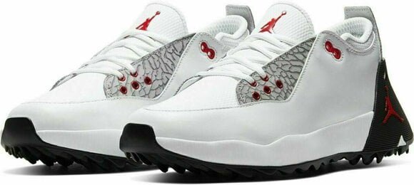 Męskie buty golfowe Nike Jordan ADG 2 White/University Red/Black 48,5 - 3