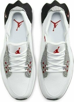 Chaussures de golf pour hommes Nike Jordan ADG 2 White/University Red/Black 48,5 - 5