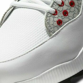 Calçado de golfe para homem Nike Jordan ADG 2 White/University Red/Black 48,5 - 7