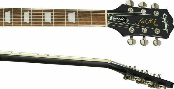 Elektromos gitár Epiphone Les Paul Classic Worn Ebony - 4