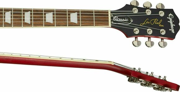 Elektromos gitár Epiphone Les Paul Classic Worn Heritage Cherry Sunburst - 4