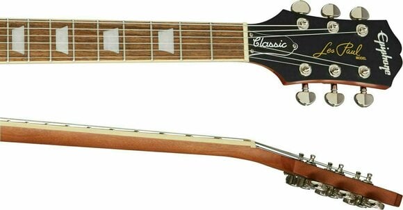 Guitare électrique Epiphone Les Paul Classic Worn Metallic Gold - 4