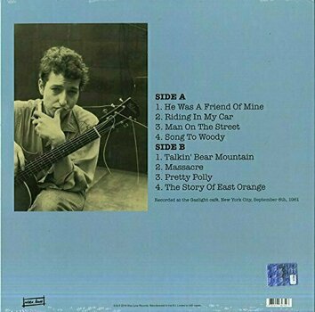 Vinyl Record Bob Dylan - Live At The Gaslight, NYC, Sept 6th 1961 (LP) - 2