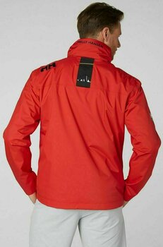 Jacket Helly Hansen Men's Crew Hooded Midlayer Jacket Alert Red XL - 3