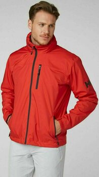Giacca Helly Hansen Men's Crew Hooded Midlayer Giacca Alert Red L - 4