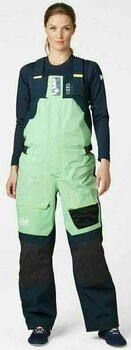 Pantaloni Helly Hansen W Skagen Offshore Bib Reef Green XS Trousers - 3
