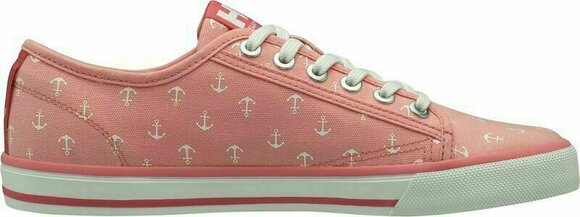 Womens Sailing Shoes Helly Hansen W Fjord Canvas Shoe V2 Flamingo Pink/Off White 37.5 - 4