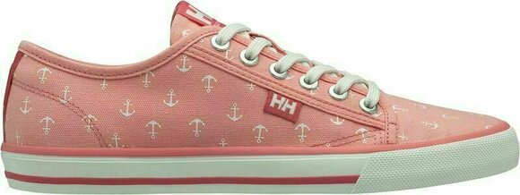 Womens Sailing Shoes Helly Hansen W Fjord Canvas Shoe V2 Flamingo Pink/Off White 37.5 - 5