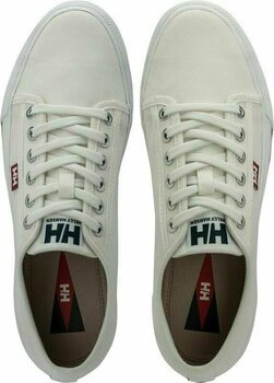 Womens Sailing Shoes Helly Hansen W Fjord Canvas Shoe V2 Off White/Beet Red/Navy 40 - 5