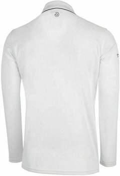 Koszulka Polo Galvin Green Marc Ventil8+ Mens Long Sleeve Polo Shirt White/Black XL - 2