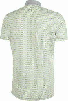 Polo košeľa Galvin Green Mario Ventil8+ White/Sharskin/Lime XL - 2