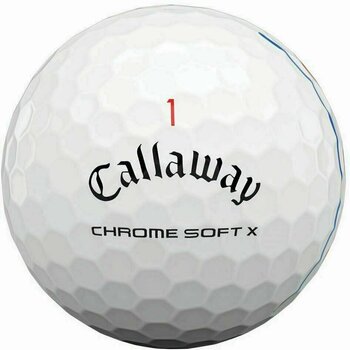 Golf žogice Callaway Chrome Soft X 2020 Triple Track White - 2