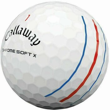 Piłka golfowa Callaway Chrome Soft X 2020 Triple Track White - 3