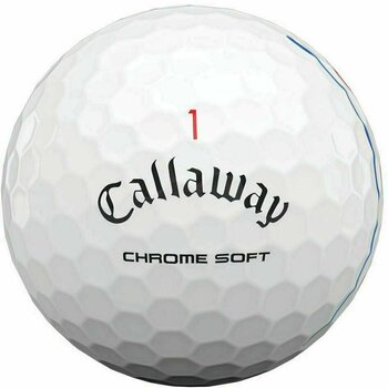Golfball Callaway Chrome Soft 2020 Triple Track White - 2