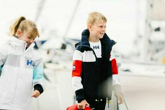 Sejlertøj til børn Helly Hansen JR Salt 2 Jacket Navy 140 - 4