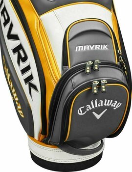 Saco de golfe Callaway Mavrik Staff Bag Trolley Charcoal/White/Orange 2020 - 5