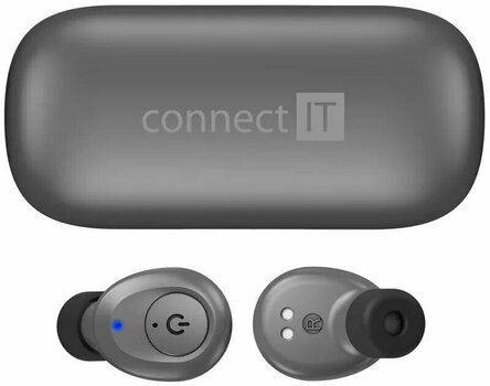 True Wireless In-ear Connect IT CEP-9100 Ασημένιος - 2